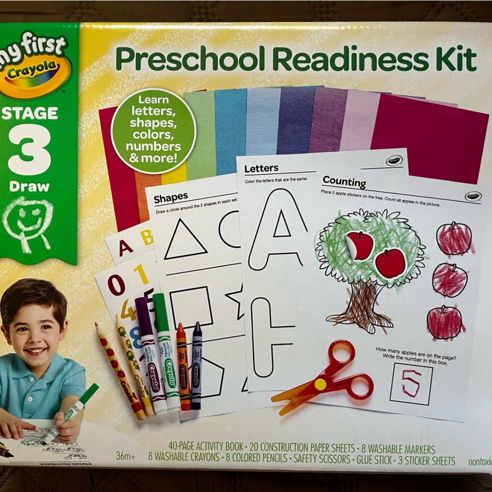 Crayola My First Learning Kit - Red, Green, Yellow